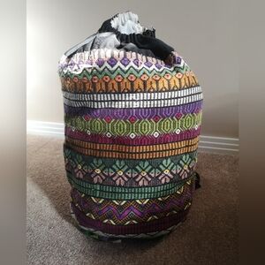 3/$45 Colorful Patterned Drawstring Bag